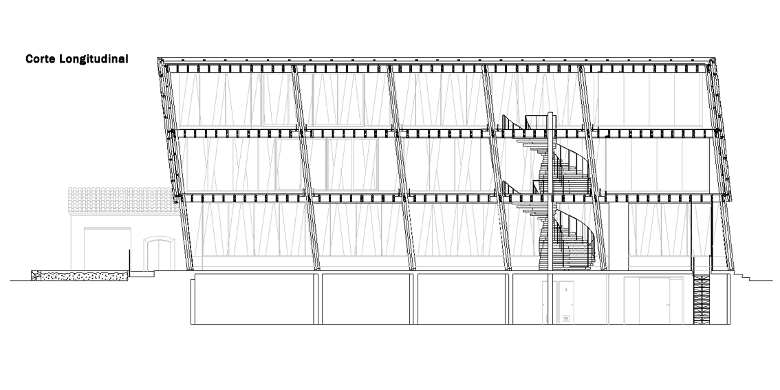 corte-longitudinal long. section