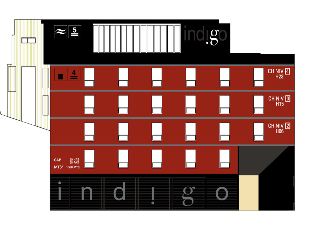 elev-poniente west elevation