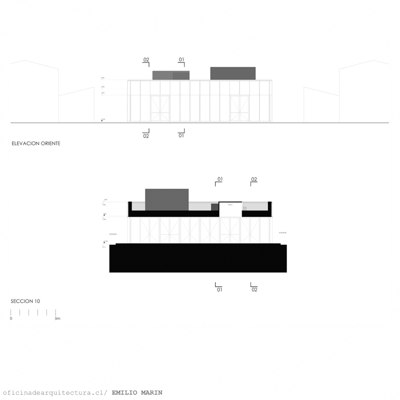 Building renovation and auditorium addition, School of Fine Arts, Universidad de Chile / Emilio Marin + Albert Tidy