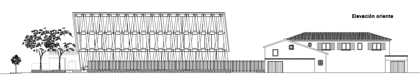 elevacion-oriente east elevation