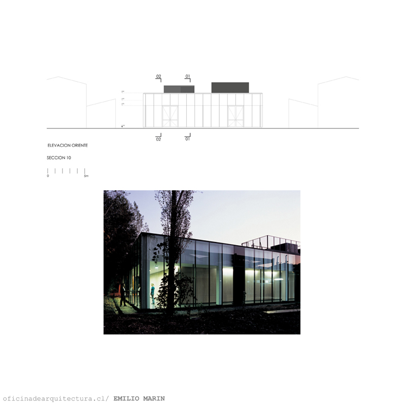 Print east elevation