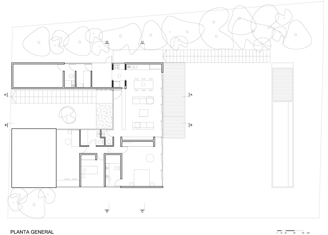 \.PSF.HomePUBLICACIONESCASA GUTHRIEPLANOSPISO 1.dwg Model ground plan