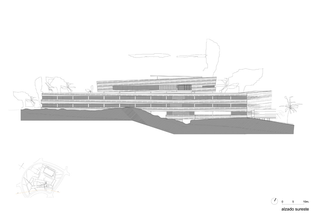 Rafael Arozarena High School / Felipe Artengo, Fernando Menis, José Maria Rodriguez Pastrana