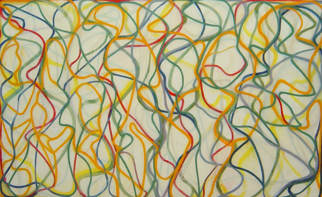 brice-marden-study-for-the-muses-hydra-version-1991-95-97 formal study