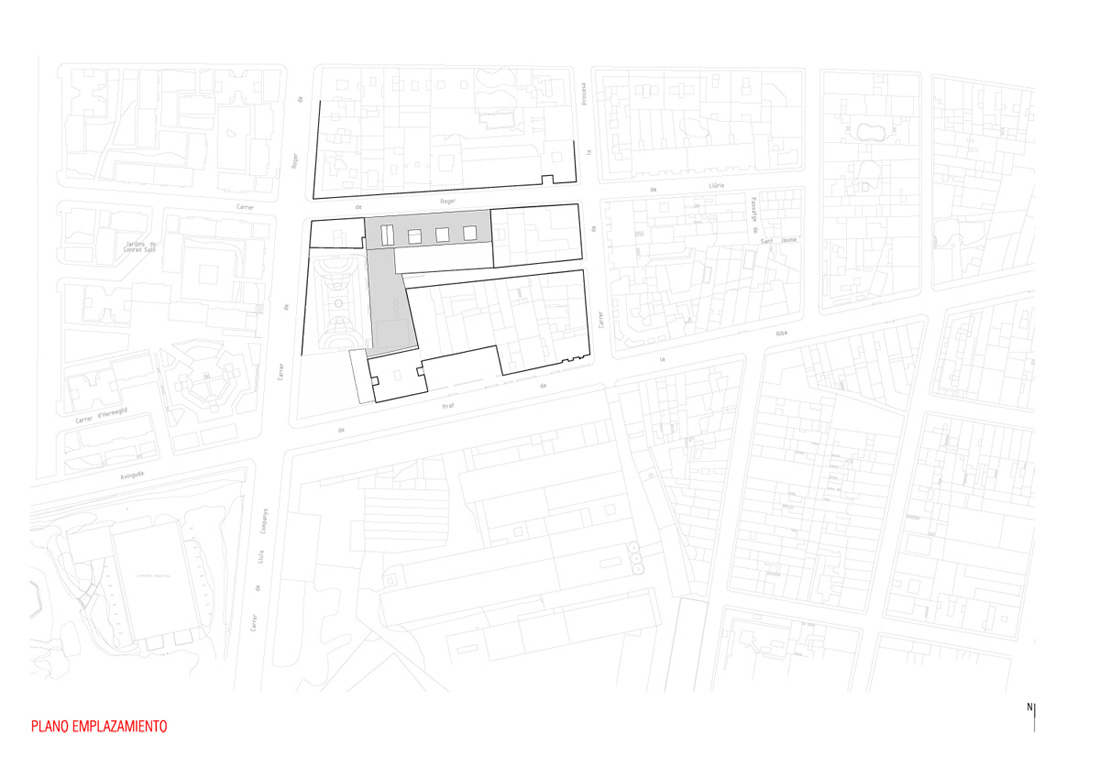 planta-emplazamiento situation plan