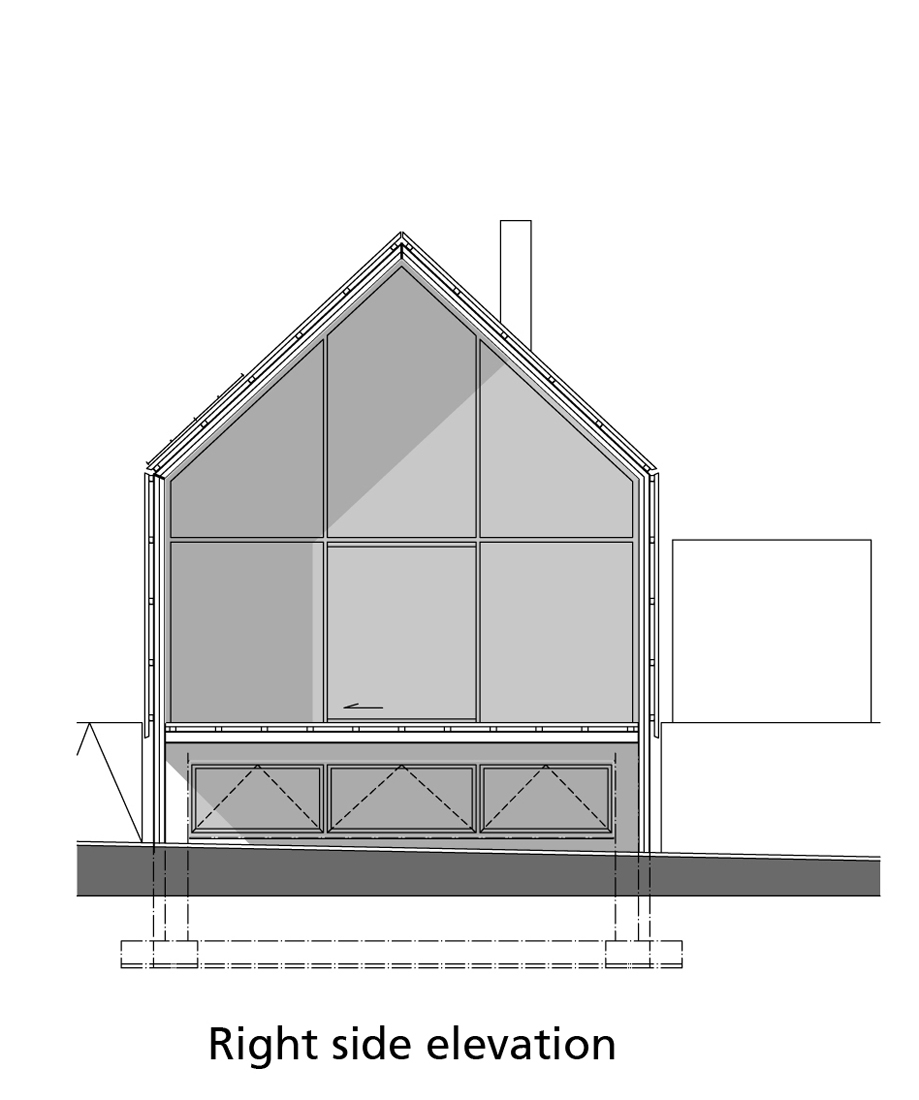 right-side-elevation right side elevation