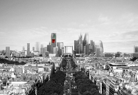Winner announced for the Tour La Signal at La Defense, Paris: Ateliers Jean Nouvel