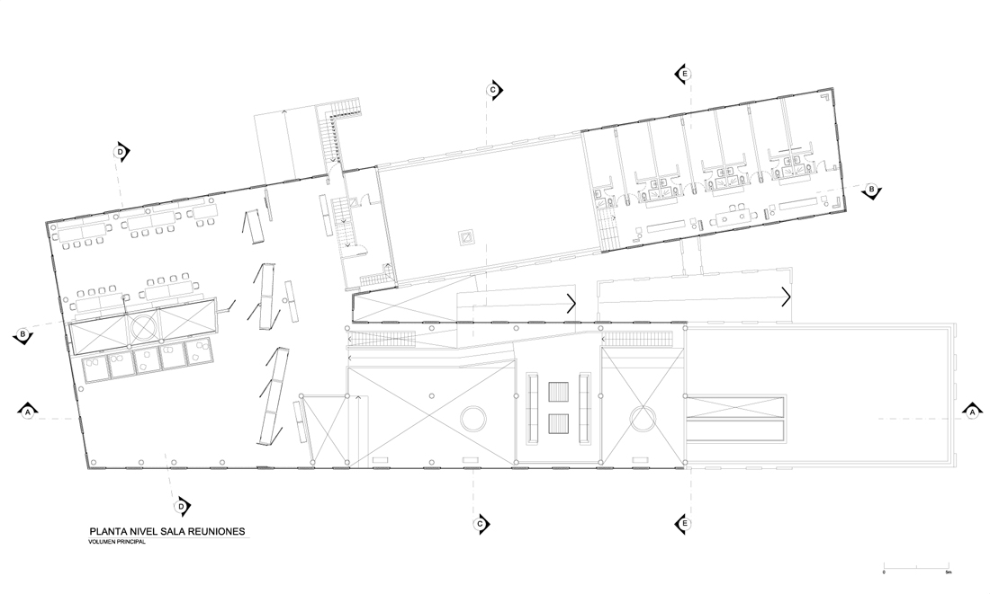 A09, A10 - PLANTAS GENERALES Model (1 meeting room floor plan