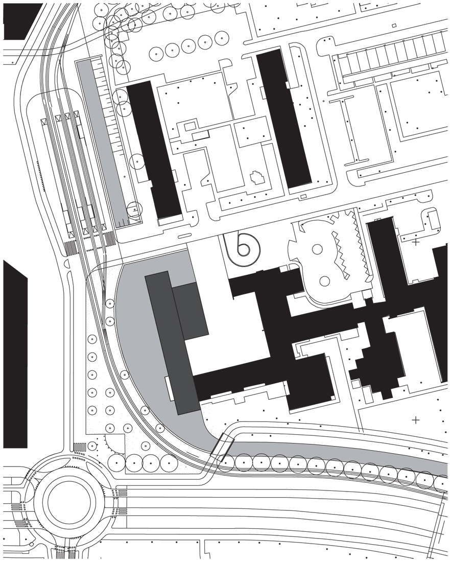 M:�58-DEPLUSSENBURGHpublicatieMies van der Rohe AwardSituati situation plan