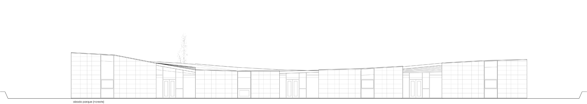 P:Proyectos en Realizacion2004-19 Esc Infantil OliverProyecto north-east elevation