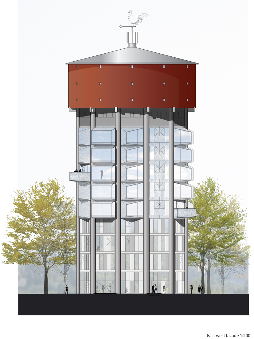 265_facade oest vest 1_100 east-west elevation