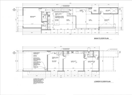 212 - 2 - Plans A2.0 (1) 212 - 2 - Plans A2.0 (1) lower & first floor plan