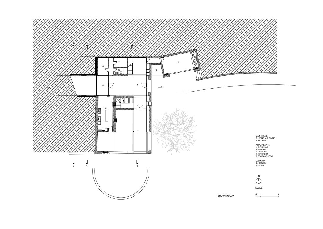 New “Cabaña” & Accesses to a Country house / Hidalgo Hartmann