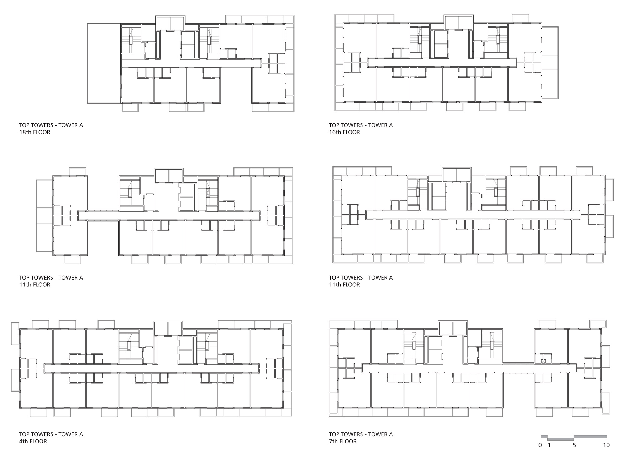 Top Towers - Plans.cdr floor plans