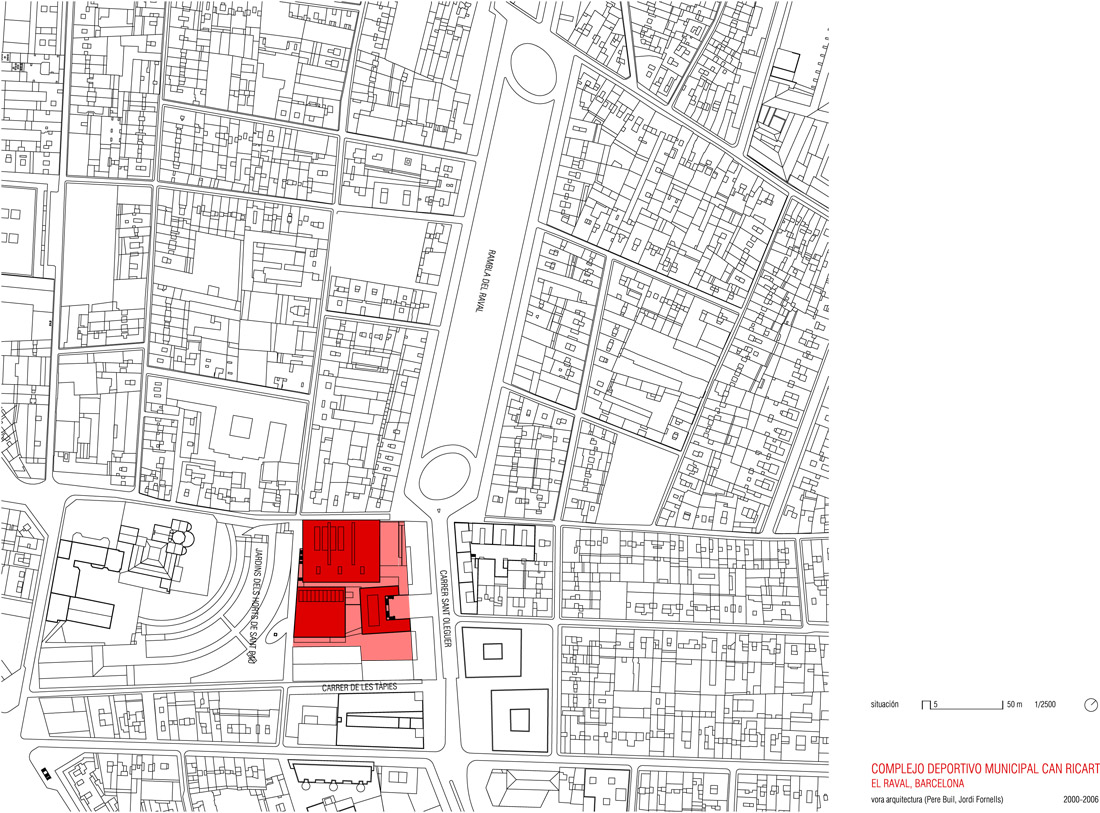 \192.168.1.10bibliotecaArquitectura_Arxiu�0-Esportiu Raval situation plan