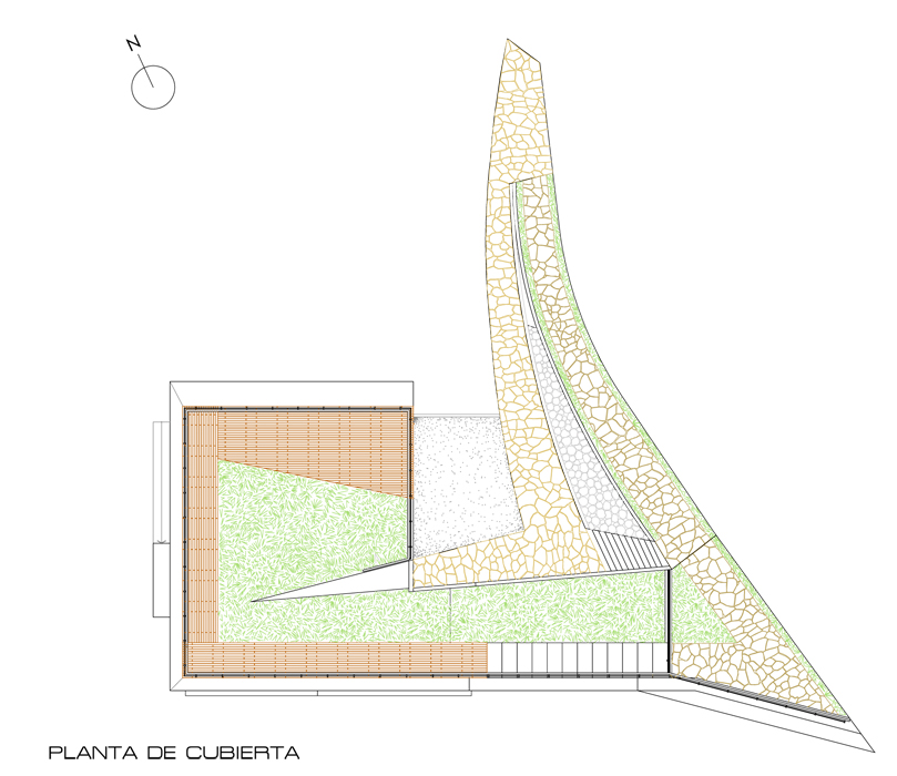 Planta Cubierta Model (1) roof plan
