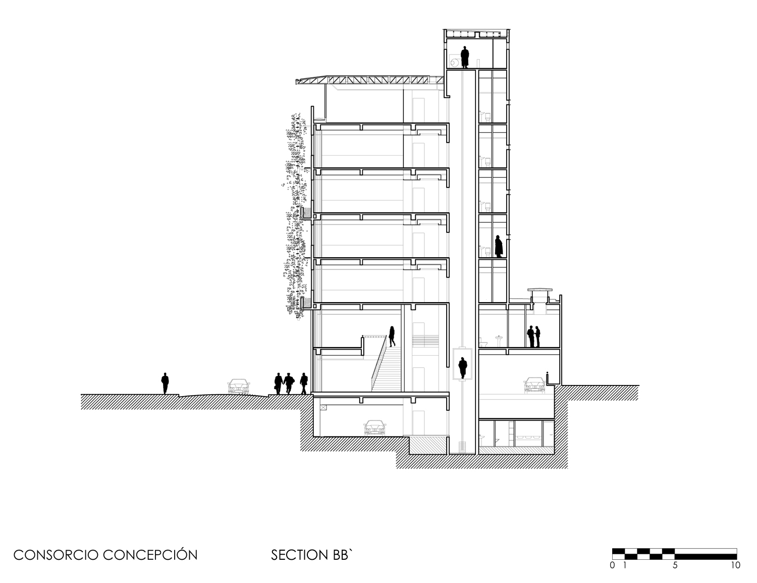 corteBB Model (1) section BB