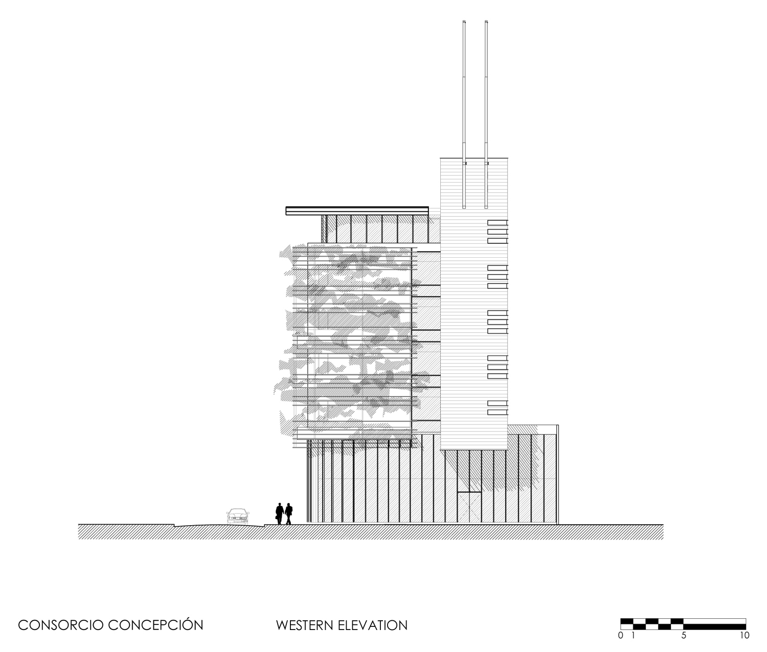 elev poniente Model (1) west elevation