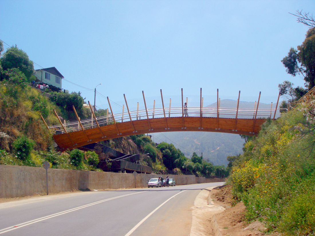 Pedestrian Bridge in Zapallar / Enrique Browne