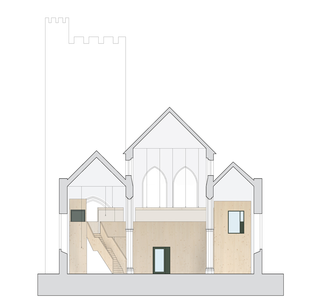 Untitled west elevation