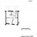 radovka stavba roka.ai terraced house first floor plan