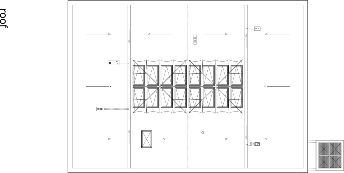 M:Ordos 100publicationnaked for publikation 20080827 Model (1 roof plan