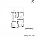 radovka stavba roka.ai end section house first floor plan