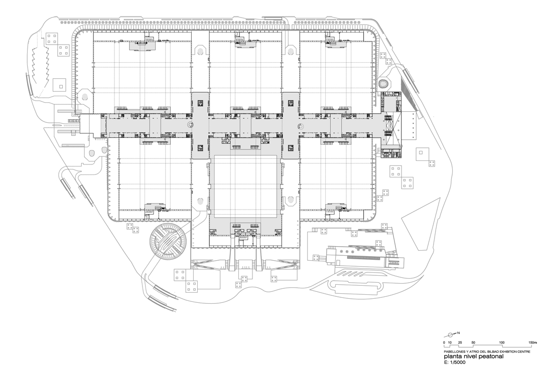 BEC planta nivel peatonal Model (1) ground floor plan