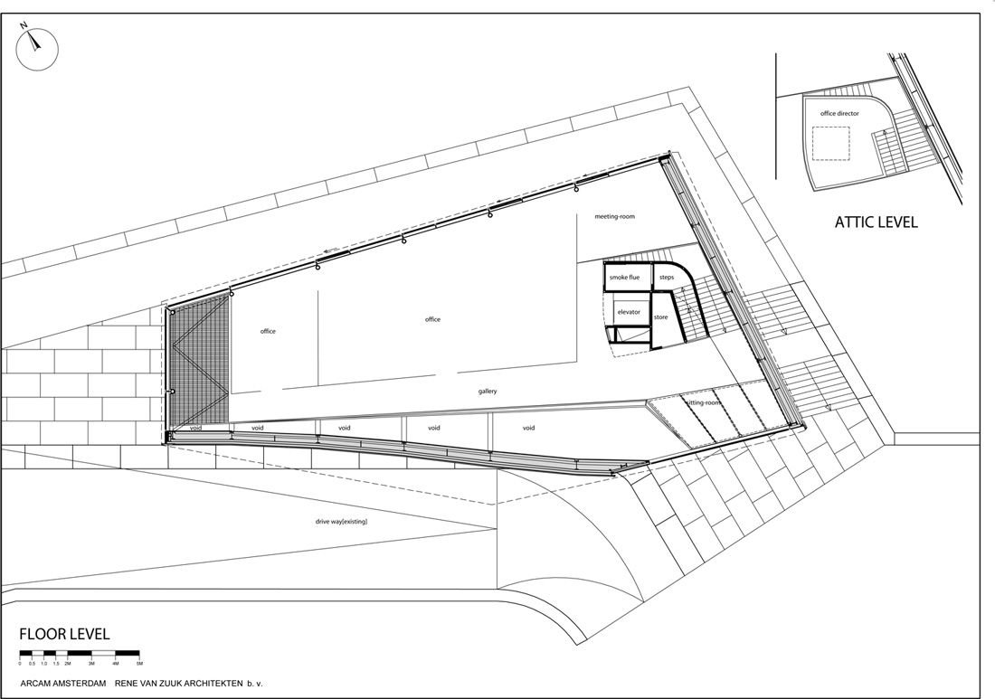(1) floor level plan