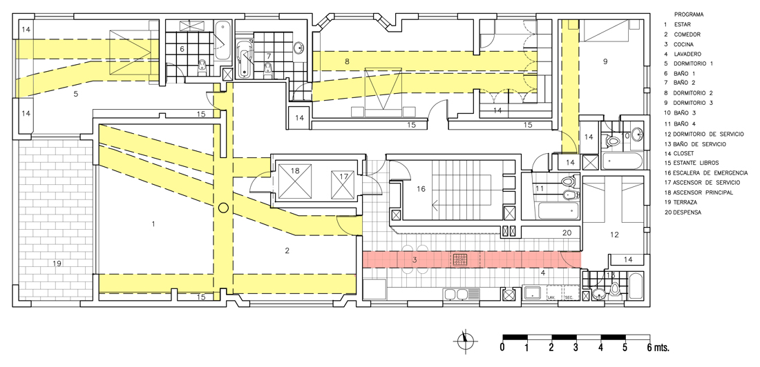 Apartment Refurbishment in A. Vespucio / Enrique Browne