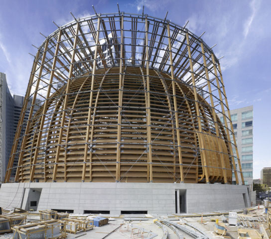 Construction process of the The Cathedral of Christ the Light / SOM