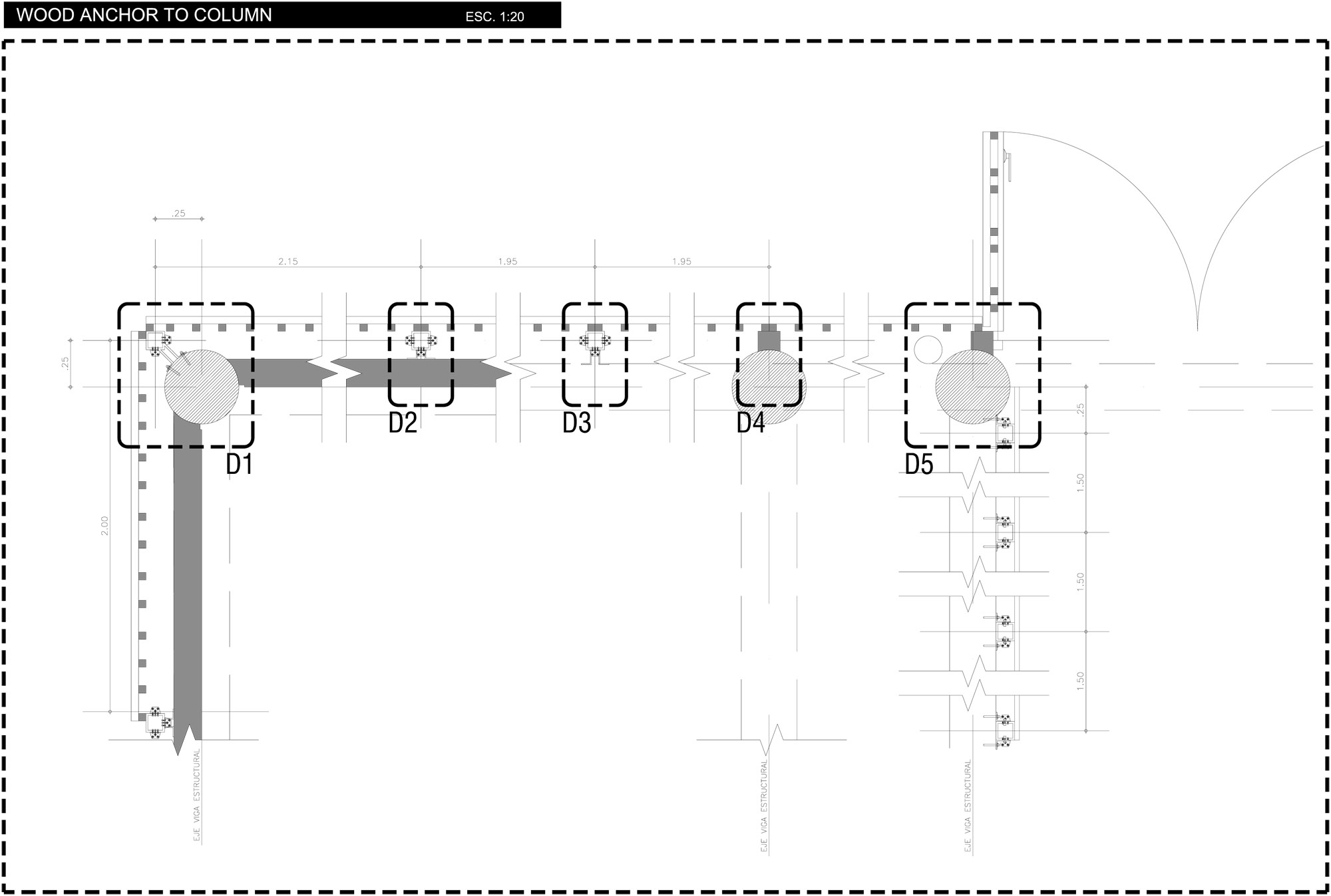 E:PersonalBibliotecaBIBLIOTECA VILLANUEVA�10-planimetria�17 wood anchor details 02