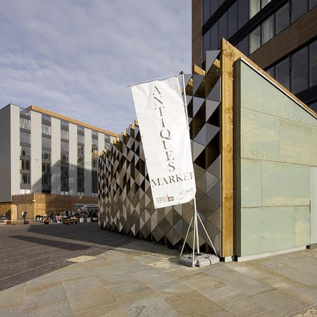 Bermondsey Bike Store: Bike parking by Sarah Wigglesworth Architects