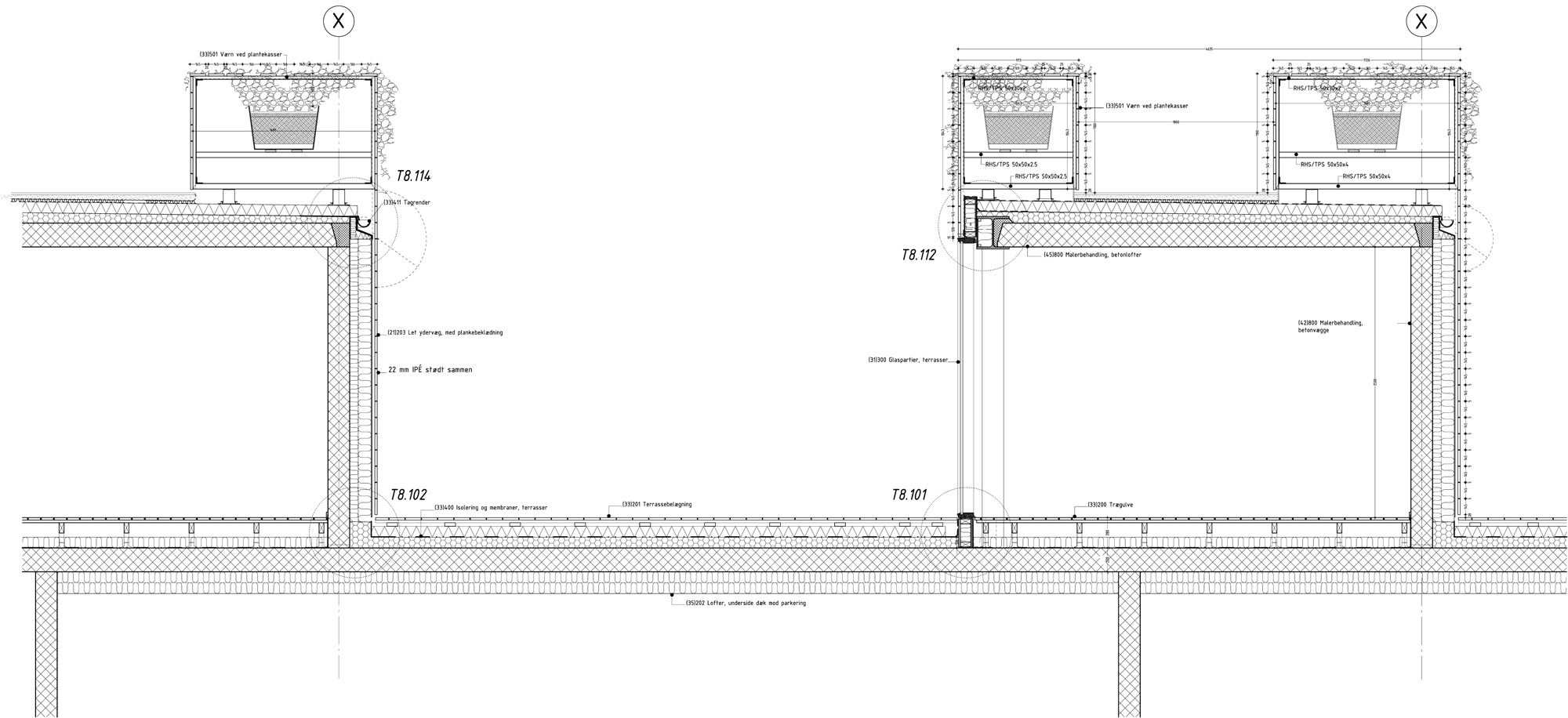 P:�510_OL�7_Tegninger�7-03_Arkitekt�7-03-05_Snitdeludsnit_B section 04