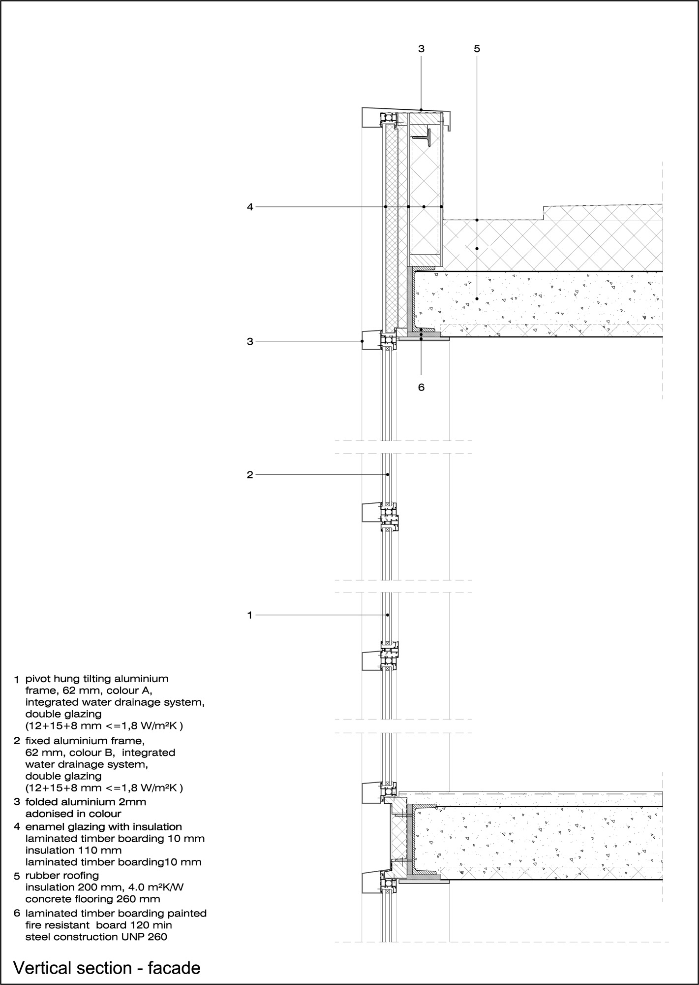 Spikvoorde II - Vertical section 1 detail 02