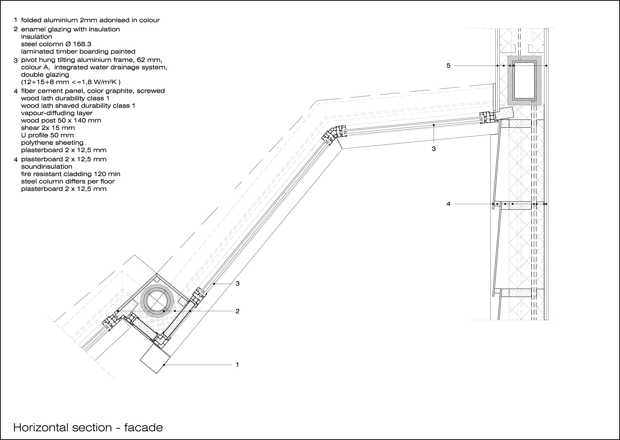 Spikvoorde II - Horizontal section 1 detail 01