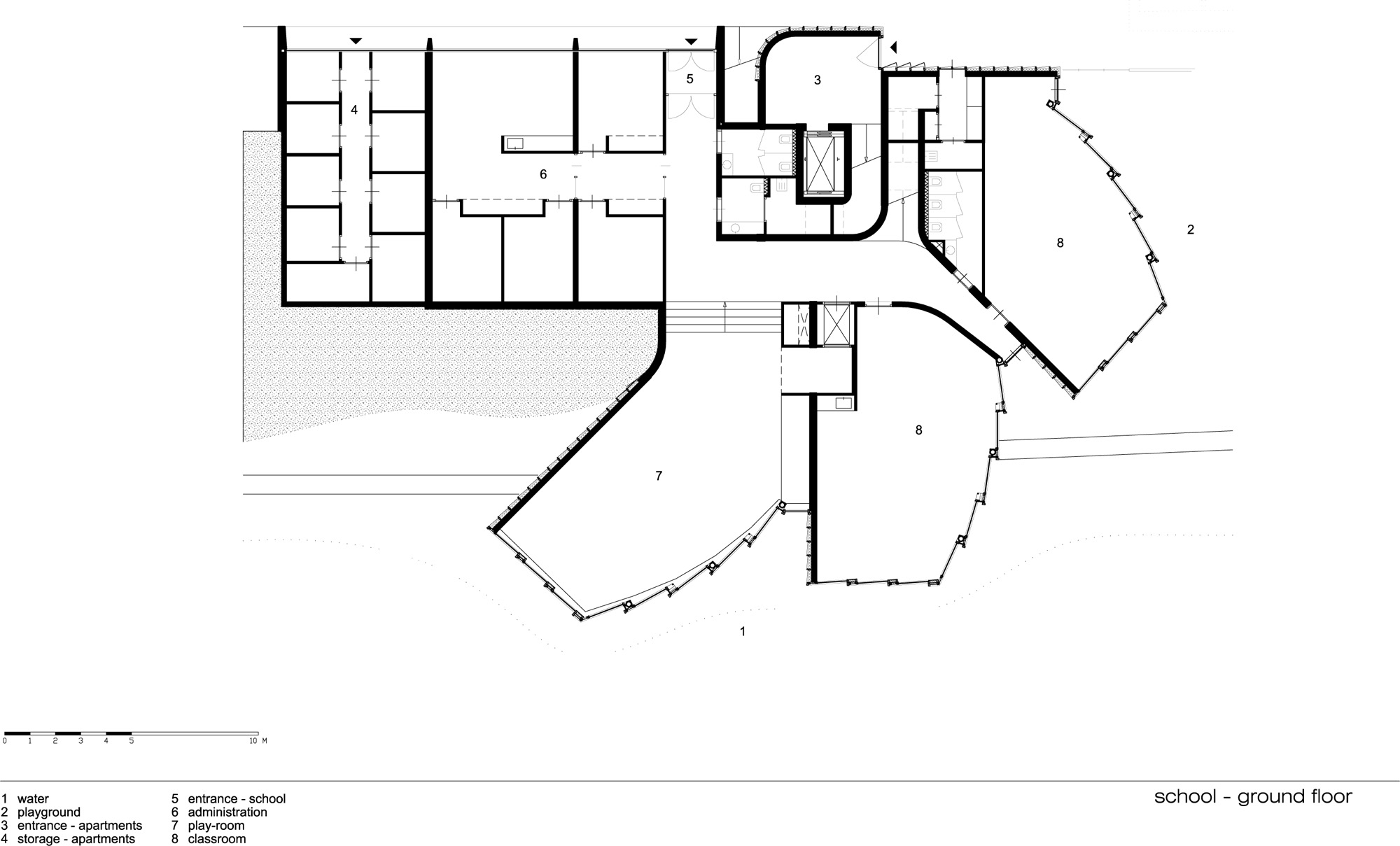 Spikvoorde II - Deventer - 01 - ground floor ground floor plan