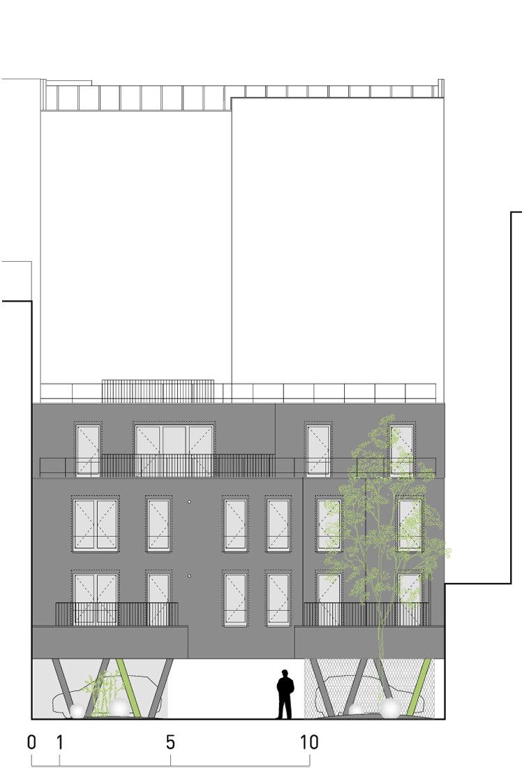Louis Blanc Social Housing / ECDM