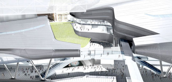 Taipei Performing Arts Center proposal by Morphosis