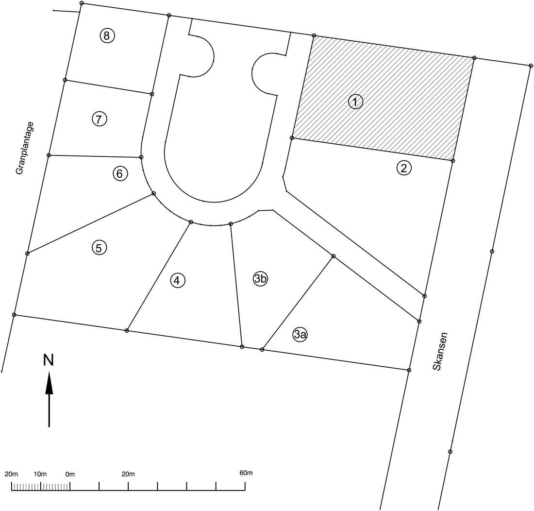 T:302 LIVING 2006+, RINGSTED KASERNE13  TEGNINGER13.10 skitse situation plan