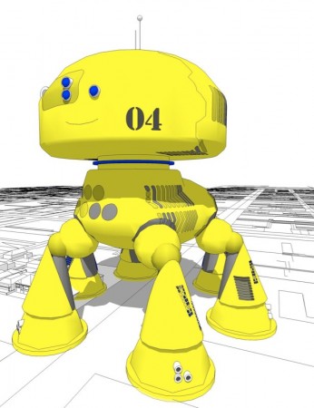 CV08, the suburb-eating robot