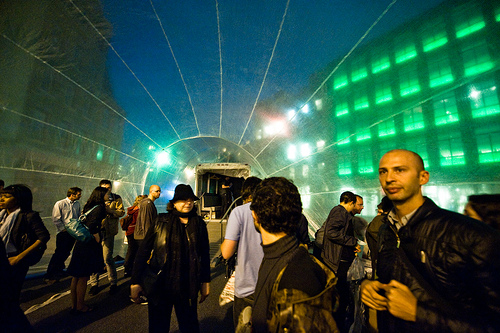 Raumlabor’s SpaceBuster touring around New York