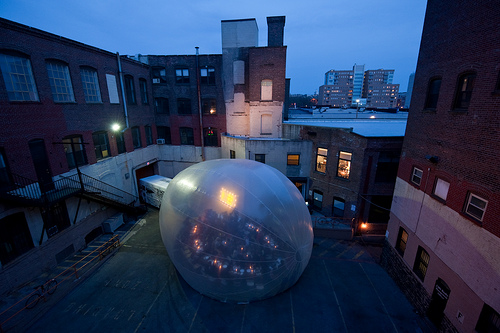Raumlabor’s SpaceBuster touring around New York