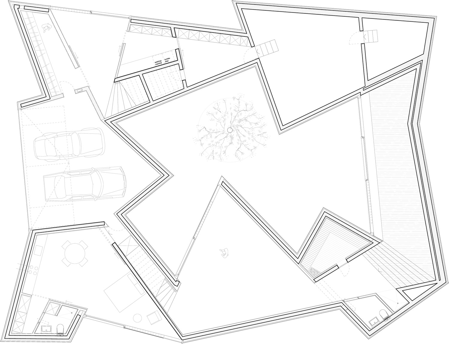 O:1084 Ordos 100�2_PLAENE�1_PLANSATZPHASE2.2_SDPlan_dwg�81 basement floor plan