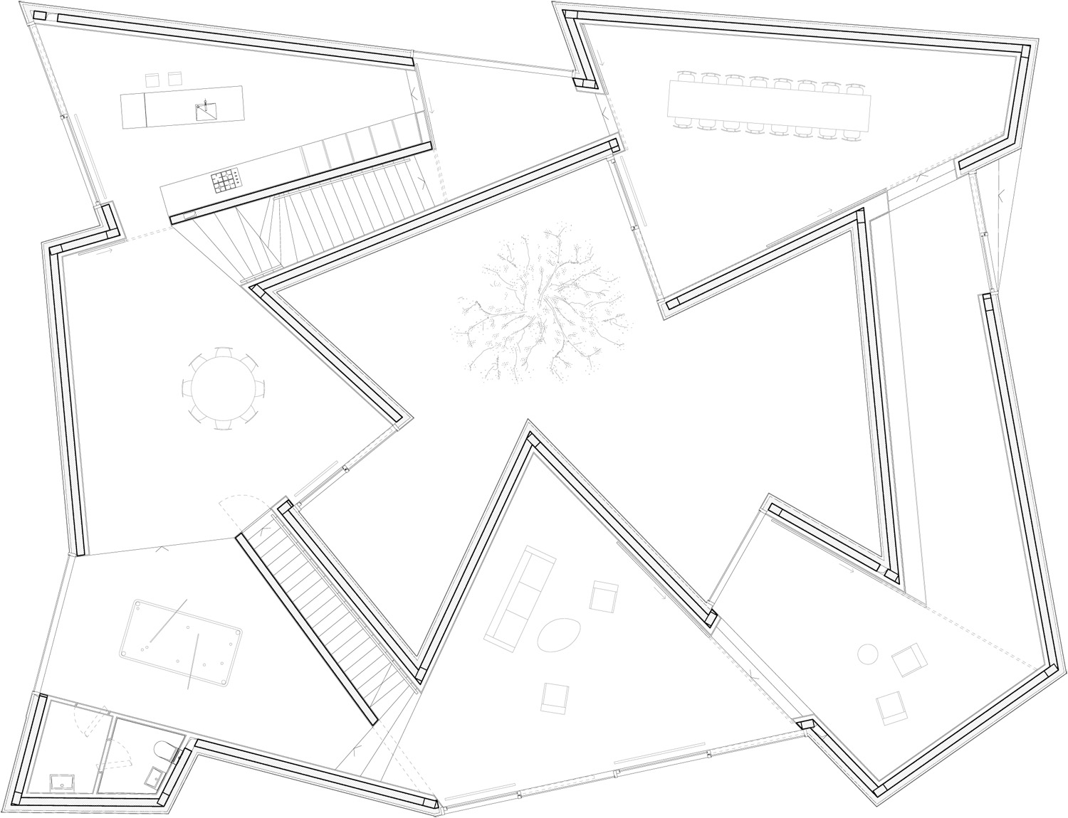O:1084 Ordos 100�2_PLAENE�1_PLANSATZPHASE2.2_SDPlan_dwg�81 ground floor plan