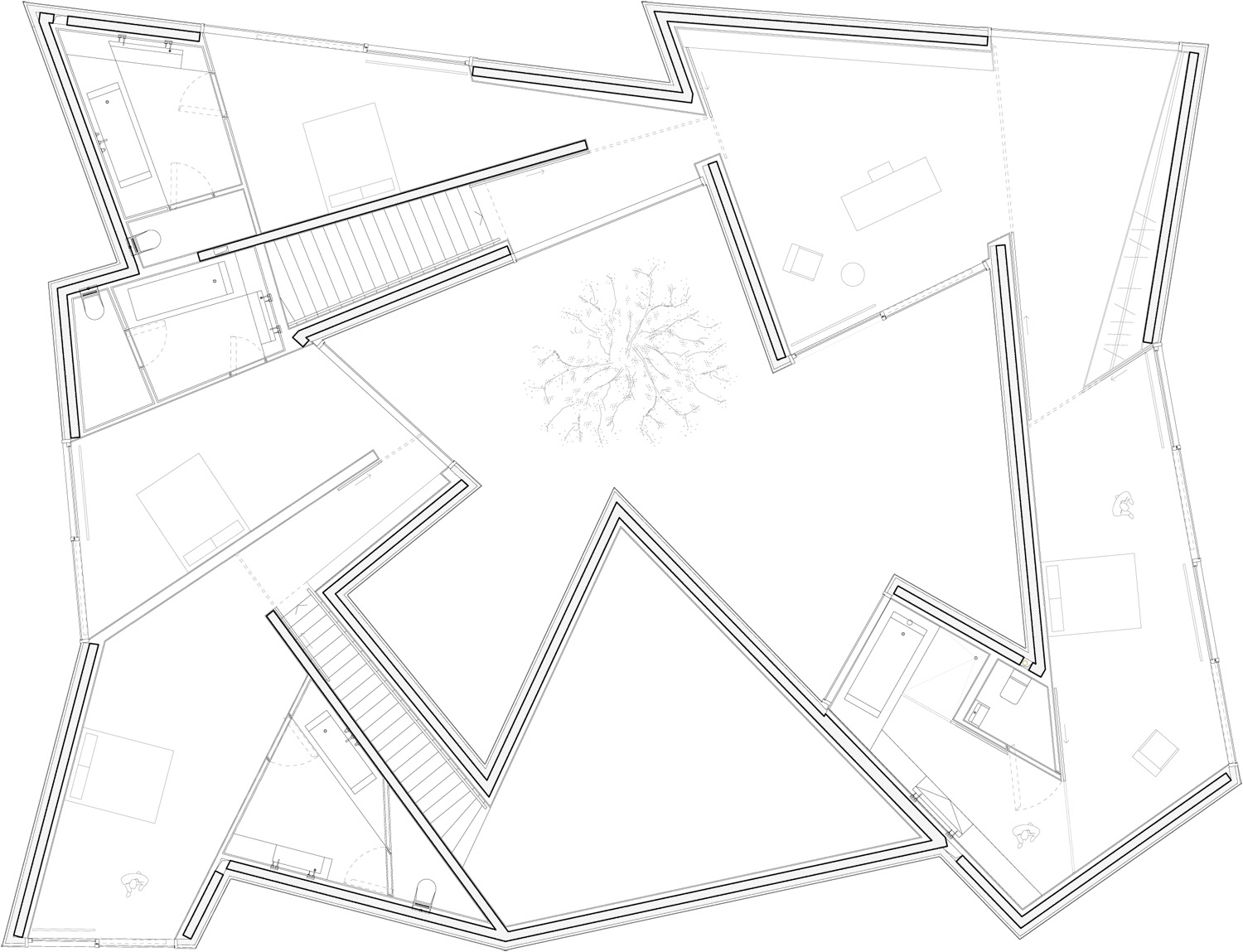 O:1084 Ordos 100�2_PLAENE�1_PLANSATZPHASE2.2_SDPlan_dwg�81 first floor plan