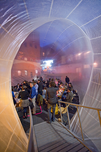 Raumlabor’s SpaceBuster touring around New York