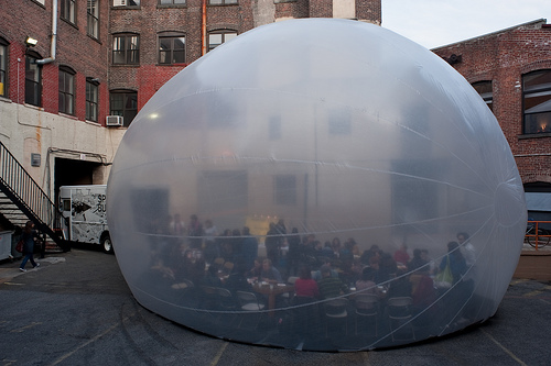 Raumlabor’s SpaceBuster touring around New York
