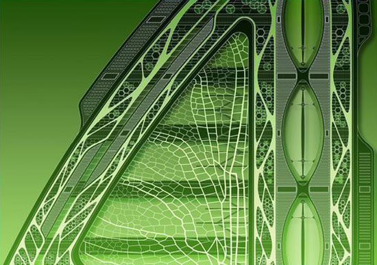 Dragonfly Vertical Farm concept by Vincent Callebaut