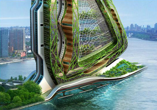 Dragonfly Vertical Farm concept by Vincent Callebaut
